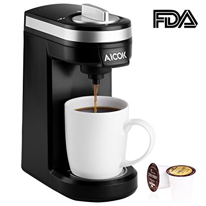 Aicok K-cup Coffeemaker Compact Single Serve Coffee Brewer