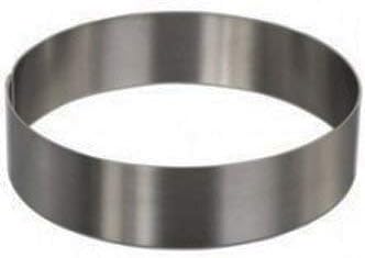 Sunrise Kitchen Supply Heavy Gauge Stainless Steel Round Cake Mold/Pastry Ring (6" x 3")