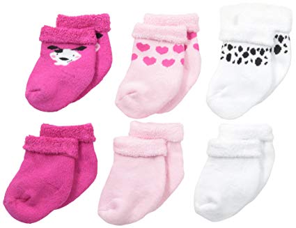 Gerber Baby-girls Newborn 6-Pack Variety Sock