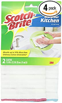 Scotch-Brite Kitchen Cloth 9032-2, 2 cloths/Pk, 4-pack (total of 8 cloths)