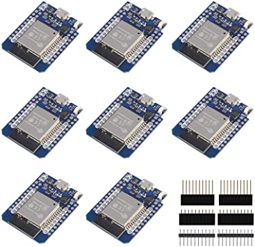 Dorhea ESP32 D1 Mini NodeMCU Board, MH-ET Live MiniKit for ESP32 ESP8266 WiFi Module Bluetooth Internet of Development Board Based ESP8266 Fully Functional with Pins for Ardu-ino WeMos D1 Mini DIY Kit