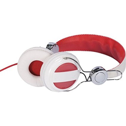 RCA HP5041 Ampz On-Ear Headphones - Red/White