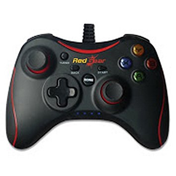Redgear Pro Series Wired Gamepad Plug and Play support for all PC games supports Windows 7 / 8 / 8.1 / 10