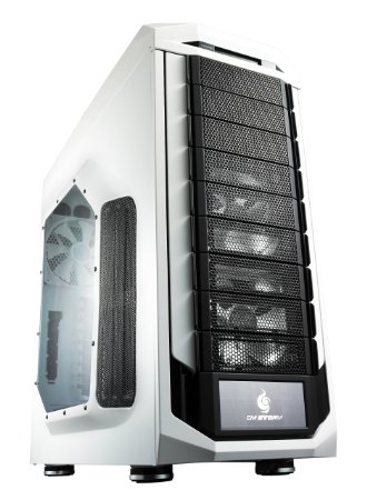 CM Storm Stryker - Gaming Full Tower Computer Case with Carrying Handle and External 2.5-Inch Drive Dock, White