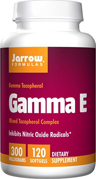 Jarrow Formulas Gamma E, Supports Cardiovascular Health, 300 mg, 120 Softgels