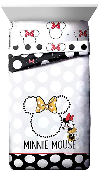 Disney Minnie Mouse Classic Dots Couture Twin Reversible Comforter