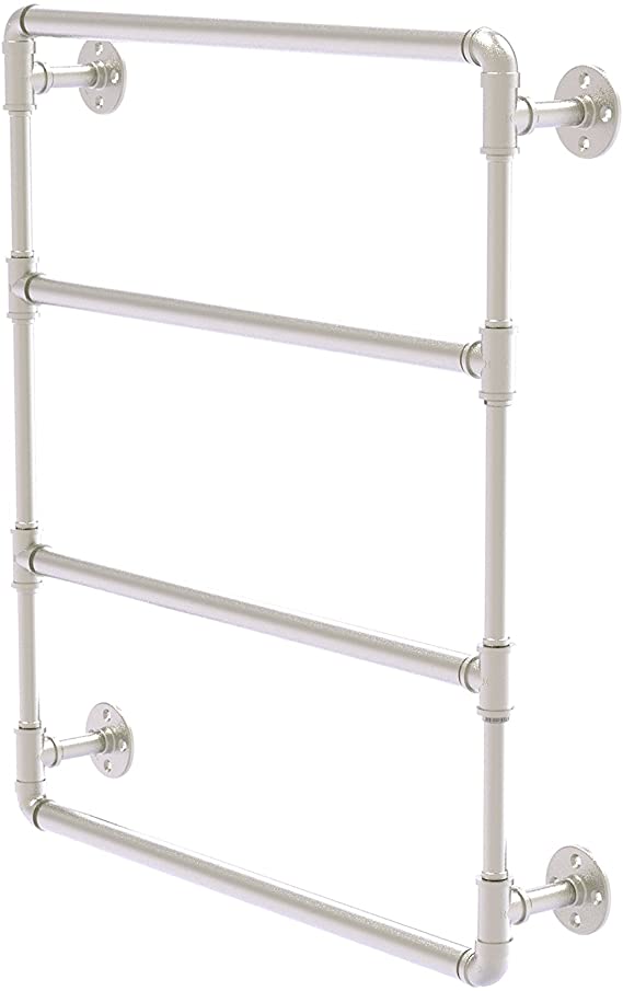 Allied Brass P-280-30-LTB Pipeline Collection 30 Inch Wall Mounted Ladder Towel Bar, Satin Nickel