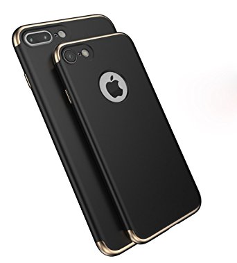 iPhone 7 Plus Case , Acewin Premium Slim Fit Case Ultra Thin Hard Protective Case Cover for iPhone 7 Plus (5.5 Inch) (2016) (Black)
