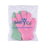 Smitco LLC Exfoliating Body Scrub Gloves 2 Pairs - Great for Exfoliation - Removes Dead Skin Cells Leaving Your Skin Glowing and Improve Blood Circulation - Essential Exfoliator Before Applying Self Tan - Great for Both Men and Women