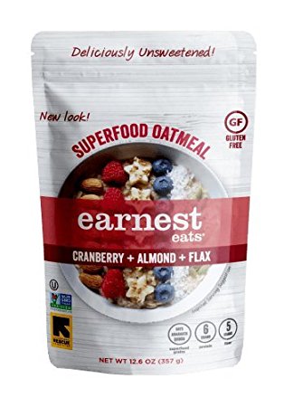 Earnest Eats Vegan Hot Cereal with Superfood Grains, Quinoa, Oats and Amaranth - American Blend, 12.6 Ounce