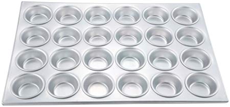 Winco AMF-24 24-Cup Non-stick Muffin and Cupcake Pan, Aluminum