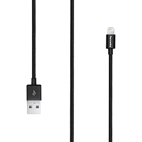 PORTRONICS POR-743 Amfy MFI Certified Lightning Cable solution for Charging and Sync data cable 1.2 Meter Designed to connect specifically to iPod, iPhone& iPad