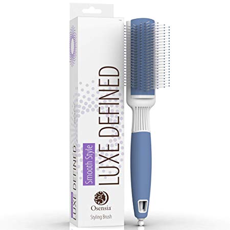 Curl Brush Detangler - Customizable Natural Hair Brush with 7 Removable Rows - Curl Enhancer for Styling, Diffusing, Blow Drying, Smoothing - Detangling Brush for Curly Hair by Osensia