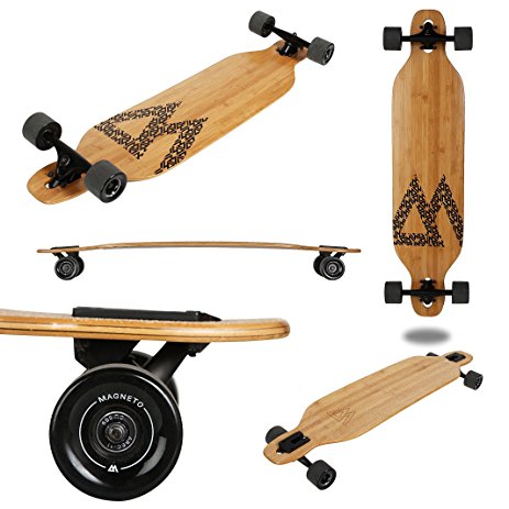 Magneto Longboards Bamboo Longboards for Cruising, Carving, Free-Style, Downhill and Dancing