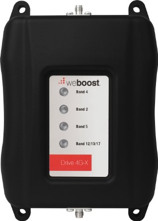 weBoost Drive 4G-X Cell phone Signal Booster for Car, Truck, and RV use, for up to 4 devices