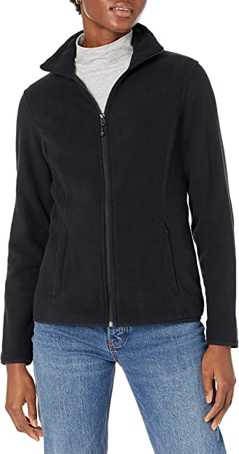 Amazon Essentials Women's Classic-Fit Long-Sleeve Full-Zip Polar Soft Fleece Jacket (Available in Plus Size)