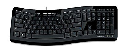 Microsoft Comfort Curve Keyboard 3000, UK Layout - Black