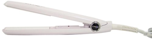 Turboion Baby Croc Professional Dual Voltage Mini Travel Flat Iron White 58 Inch