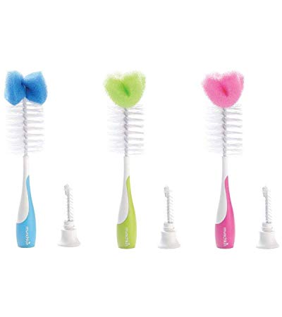 Munchkin Baby Newborn Bottle Valve and Teat Brush Cleaning (Random Colour)