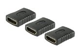 3 Pack Hdmi Coupler Female to Female Connectors adapters