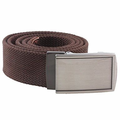 Samtree Canvas Web Belts for Men,Adjustable Military Style Automatic Buckle Belt