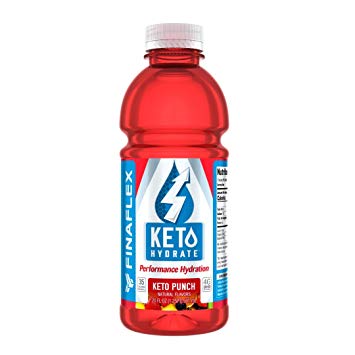 Keto Hydrate, Performance Recovery Hydration Beverage, 4g BHB Ketones per SVG, Sugar-Free, Caffeine Free, 4 Vital Electrolytes, Drink Before, During or After Physical Activity, 12 Pack (Keto Punch)