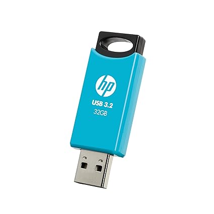 HP 712w 32GB USB 3.2 Flash Drive- Blue