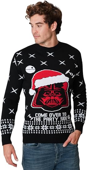 New Camp Ltd New Unisex Mens Womens Jumper Christmas Xmas Novelty Retro Fairisle Santa Party Sweater Jumpers Exclusively to Sizes - S/M/L/XL/2XL/3XL/4XL