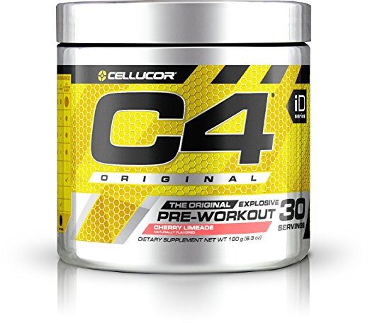 Cellucor, C4 Original Explosive Pre-Workout Supplement, Cherry Limeade, 30 Servings