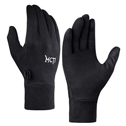 MCTi Glove Liner Touch Screen Lightweight for Winter Running Texting