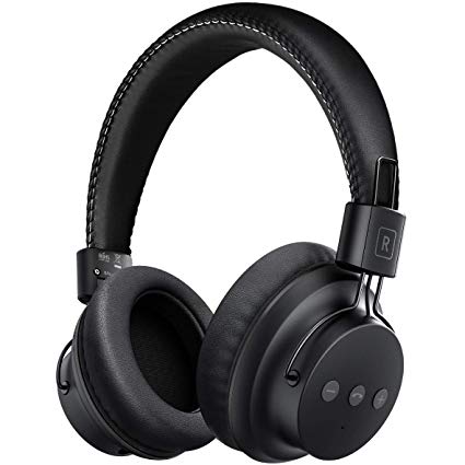 Bluetooth Headphones Wireless Mpow Dual 40mm Drivers 20 Hours Playtime Foldable Over Ear Headphones Hi-Fi Stereo Wireless and Wired Headset Soft Memory-Protein Earmuffs Hands-Free Calling