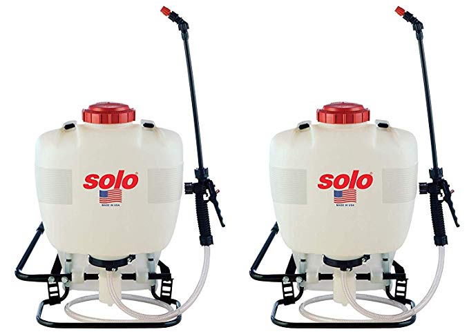 SOLO 425 4-Gallon Professional Piston Backpack Sprayer, Wide Pressure Range up to 90 psi (Pack of 2)