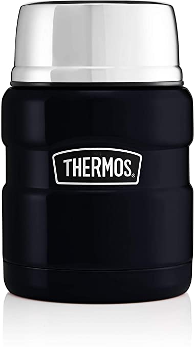 Thermos 183270 Stainless King Food Flask, Midnight Blue, 470 ml