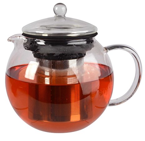 Artland Harmony Glass Teapot, 48 oz, Clear