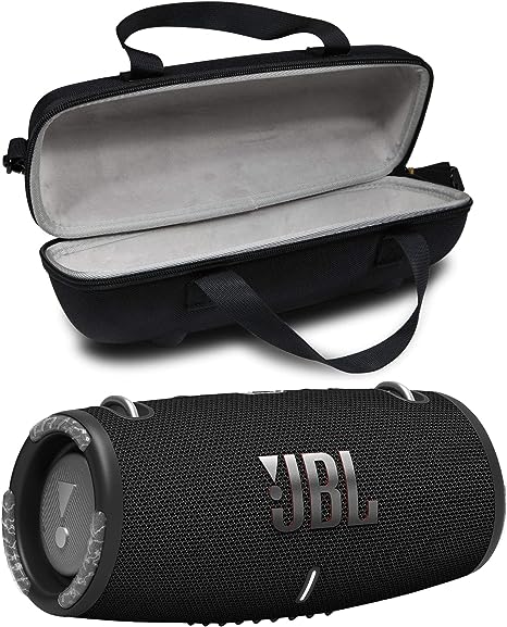 JBL Xtreme 3 Portable Waterproof Wireless Bluetooth Speaker Bundle with Deluxe CCI Premium Carry Case (Black)