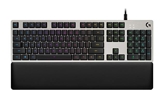 Logitech G513 Keyboard in Silver (Certified Refurbished)