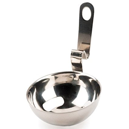 RSVP Endurance 18/8 Stainless Steel Egg Separator with Bowl Hook