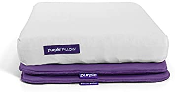Purple The Pillow, Cooling Cradling Neck Support with Adjustable Height Boosters