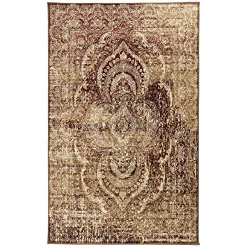 Superior Designer Salford Area Rug, 4' x 6', Maroon