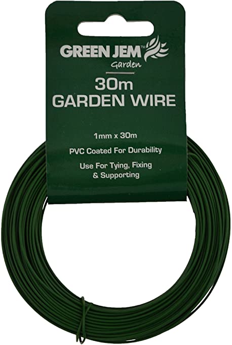 Green Jem GSGW30 Plastic Coated Garden Wire, 30 m