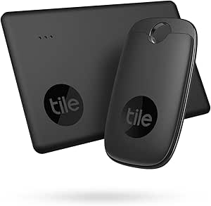 Tile Performance Pack (2022) Set, buscador de objetos Bluetooth, Pack de 2 (1 Pro, 1 Slim), compatible con Alexa y Google Smart Home, iOS y Android, Busca llaves, carteras, mandos a distancia y más