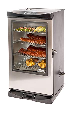 Masterbuilt 20075315 Front Controller Smoker with Viewing Window and RF Remote Control 40-Inch