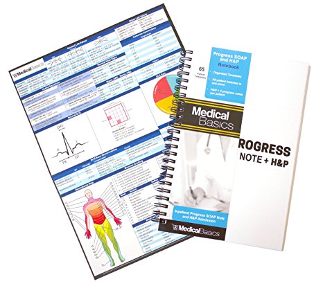 Progress & H&P   4 Day SOAP Notebook - Progress Note   Medical History and Physical notebook, 65 templates with perforations