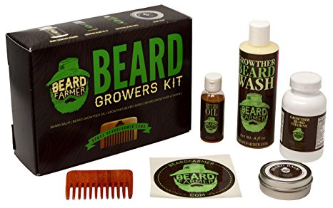 Ultimate Beard Growers Kit (Best Complete Beard Gift Set) Super SALE! 50% off this men's gift set. Naturally faster beard growth in every kit.