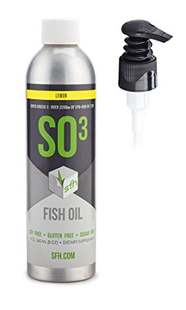 SFH SO3 Super Omega-3 Liquid Fish Oil (Lemon) with pump