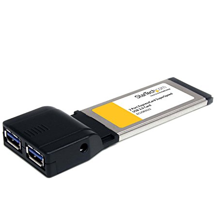 StarTech.com 2 Port ExpressCard SuperSpeed USB 3.0 Card Adapter ECUSB3S22