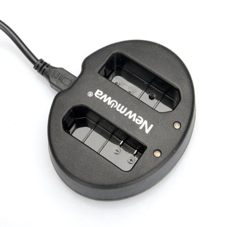 Newmowa Dual USB Charger for Nikon EN-EL14 EN-EL14a and Nikon P7000 P7100 P7700 P7800 D3100 D3200 D3300 D5100 D5200 D5300 Df