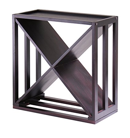 Winsome Wood Kingston "X"-Design Wine Storage Cube