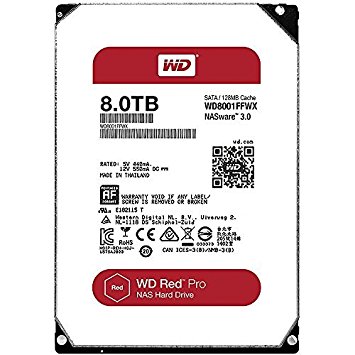 WD Pro 8 TB Nas Hard Drive - Red