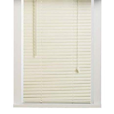 naturally home New 5th Ave Collection Alabaster Vinyl 1" Mini Blinds - 23" Wide x 64" Long